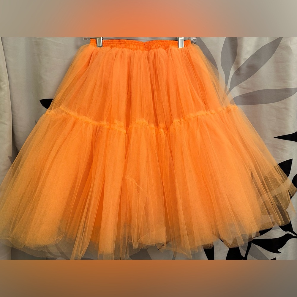 BABYONLINE D.R.E.S.S. Tutu Knee Tulle Skirt Petticoat Crinoline Rockabilly Slip